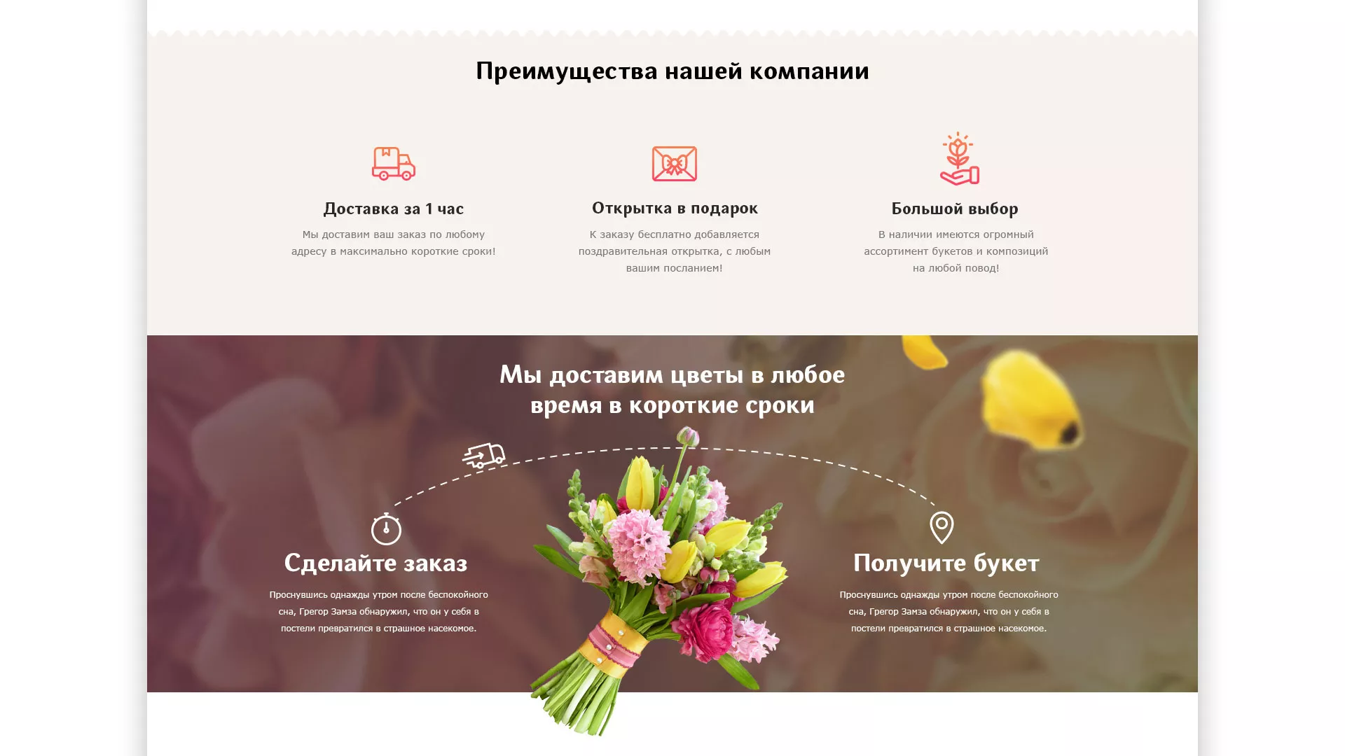 Создание интернет-магазина «Букет-онлайн» по цветам в Каргополе