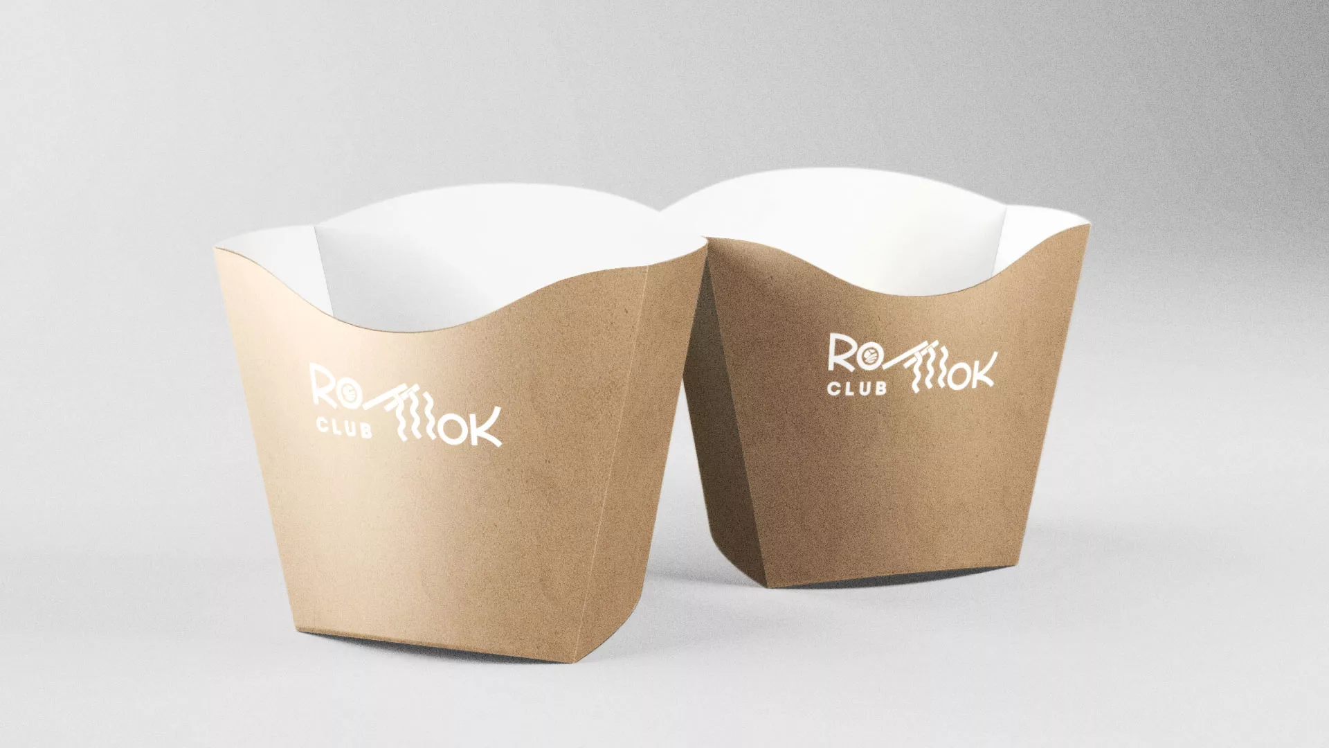 Создание логотипа суши-бара «Roll Wok Club» в Каргополе