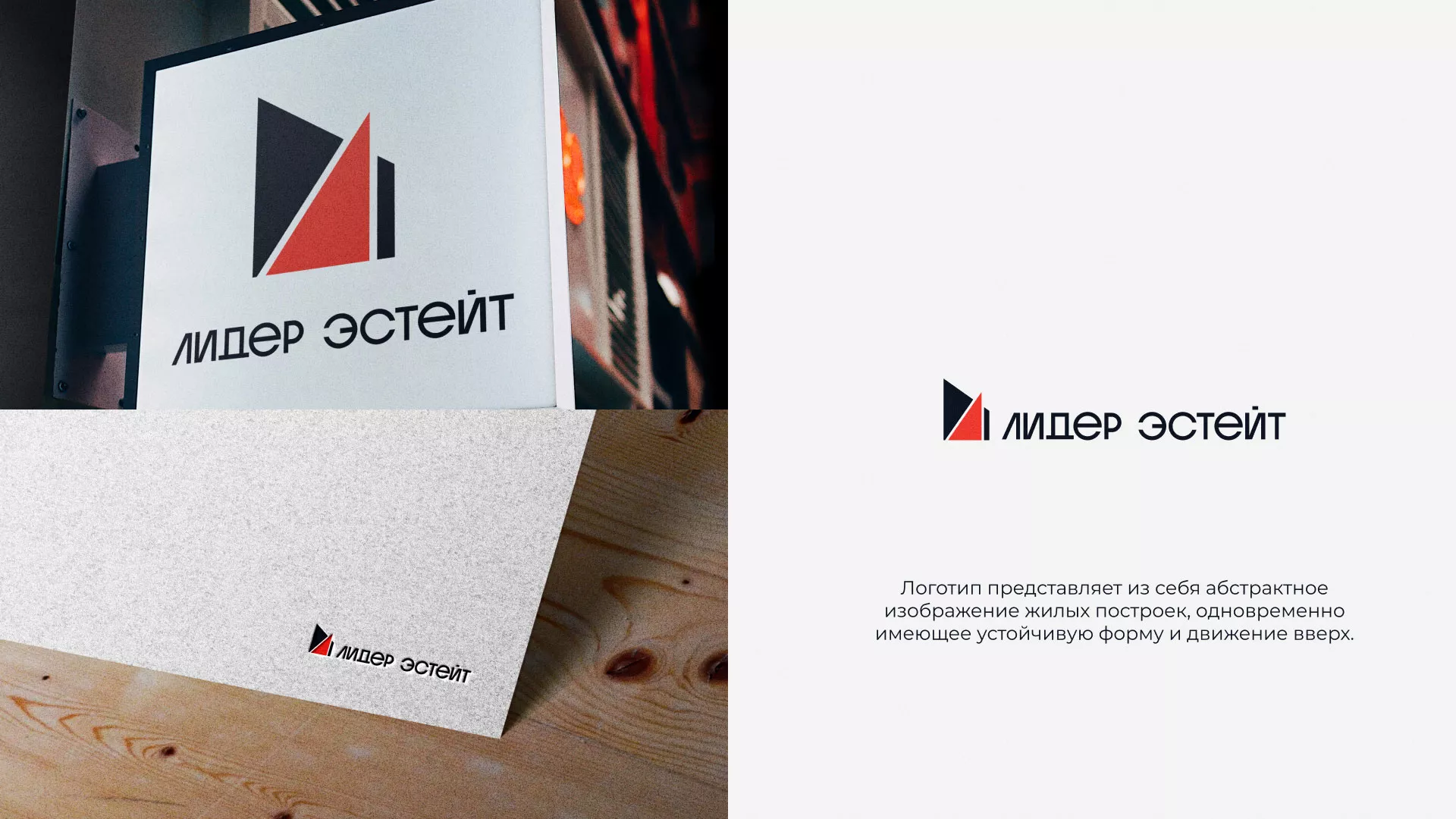 Сделали логотип для агентства недвижимости «Лидер Эстейт» в Каргополе