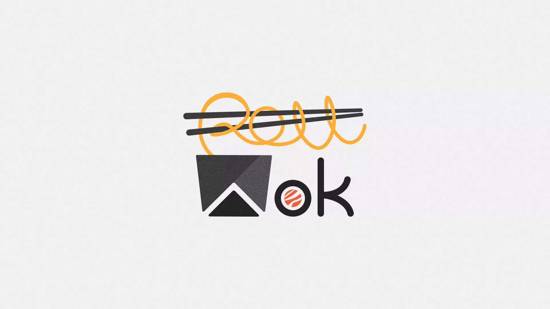 Разработка логотипа в Каргополе для суши-бара «Roll Wok Club» Разработка логотипа в Каргополе для суши-бара «Roll Wok Club»