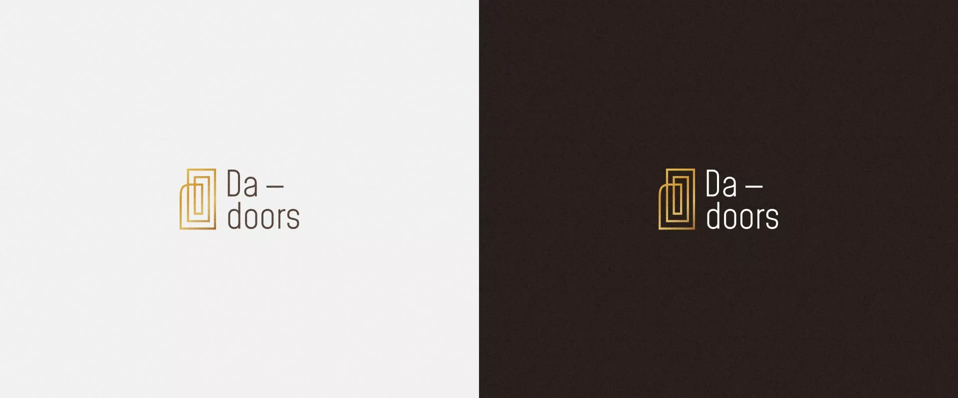 Разработка логотипа для компании «DA-DOORS» в Каргополе